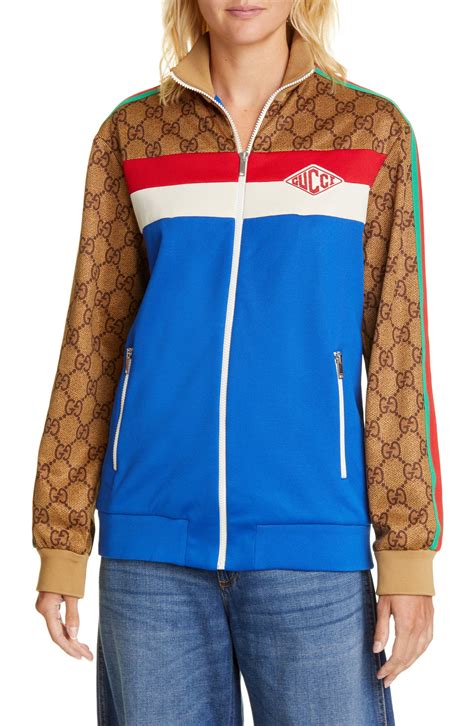 pink gucci jacket|gucci gg print jacket men's.